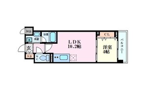 江坂駅 徒歩9分 2階の物件間取画像